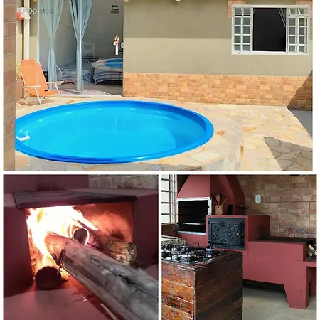 Casa Temporada Espaco Sara Com Piscina, Churrasqueira Totalmente Privada A 5Min Do Centro E Do Parque Das Aguas Sao Lourenco (Minas Gerais) Exterior photo